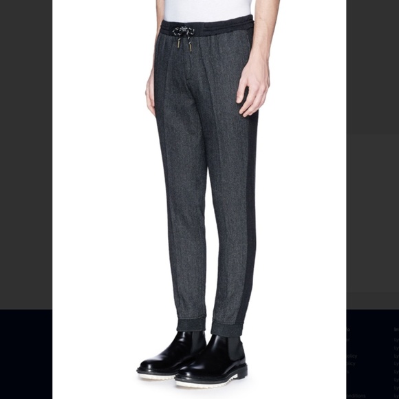 Scotch & Soda SCOTCH BEAT HERRINGBONE JOGGERS 09/24 - Picture 1 of 12
